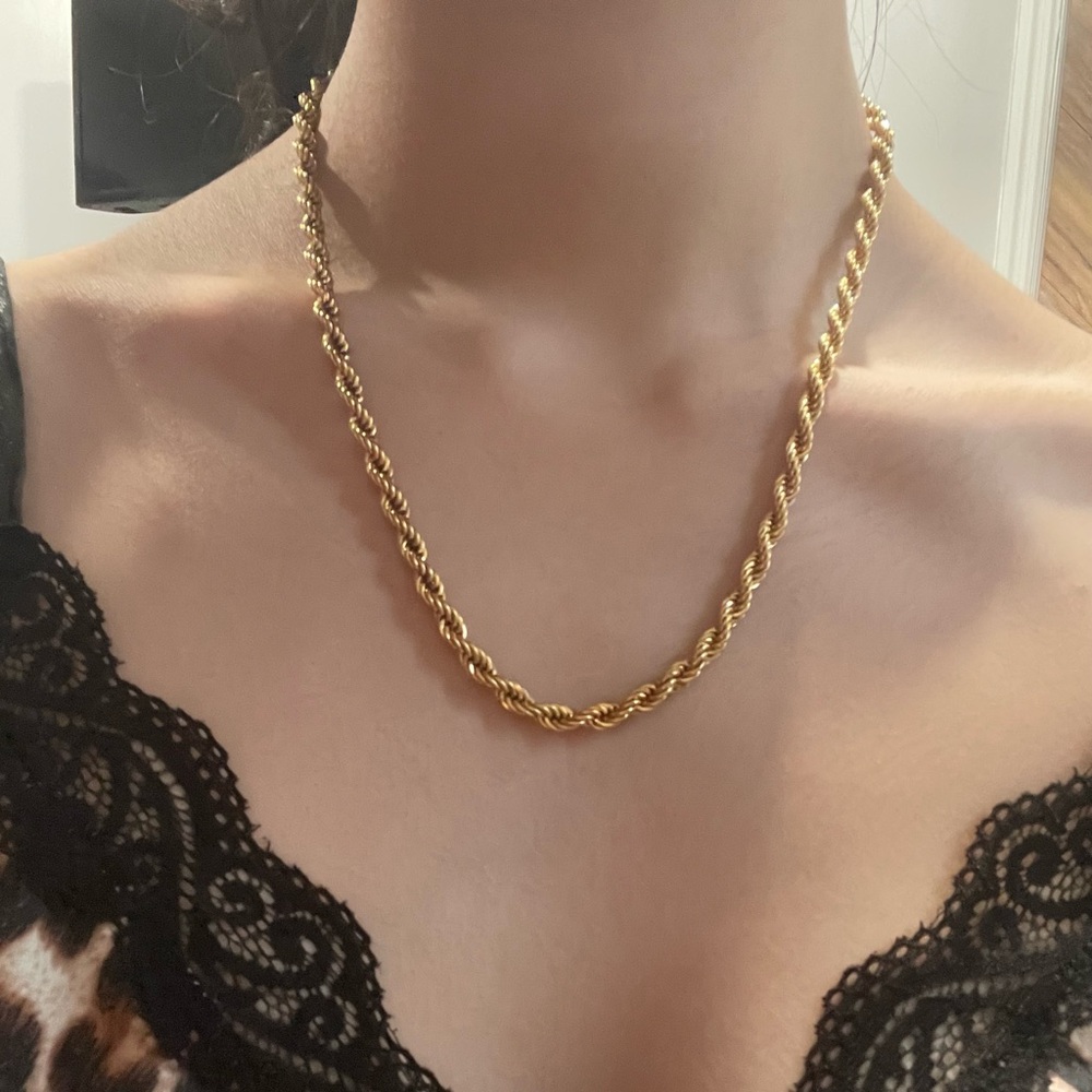 Gold necklace